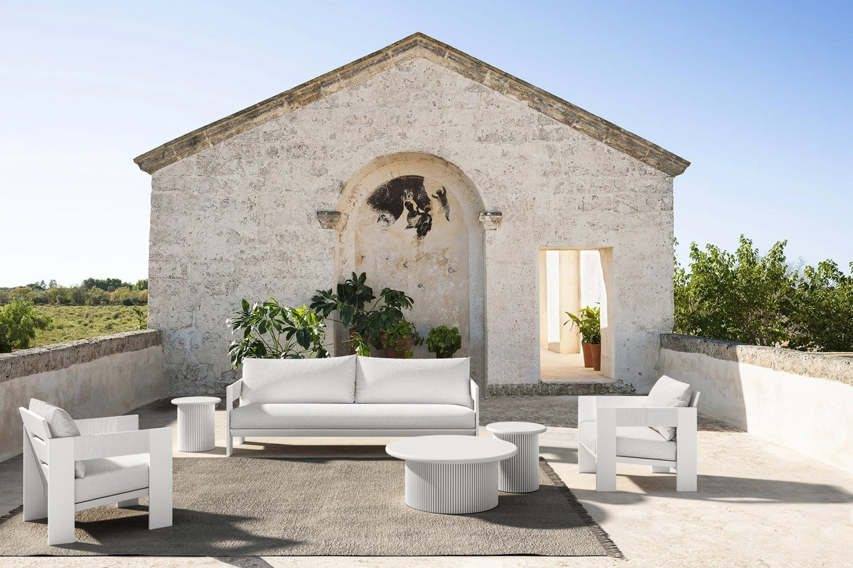 Mykonos | Club Chair - White Club Chairs Azzurro Living