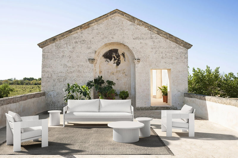 Mykonos | Club Chair - White Club Chairs Azzurro Living