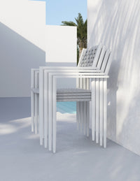 Naples | Dining Chair Set of 2 - White Dining Chairs Azzurro Living