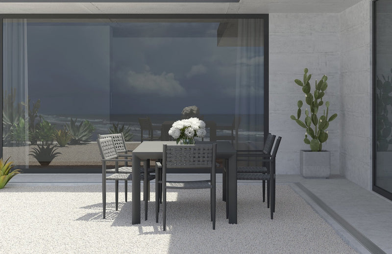 Naples | Dining Chair x2 - Lava Gray Dining Chairs Azzurro Living