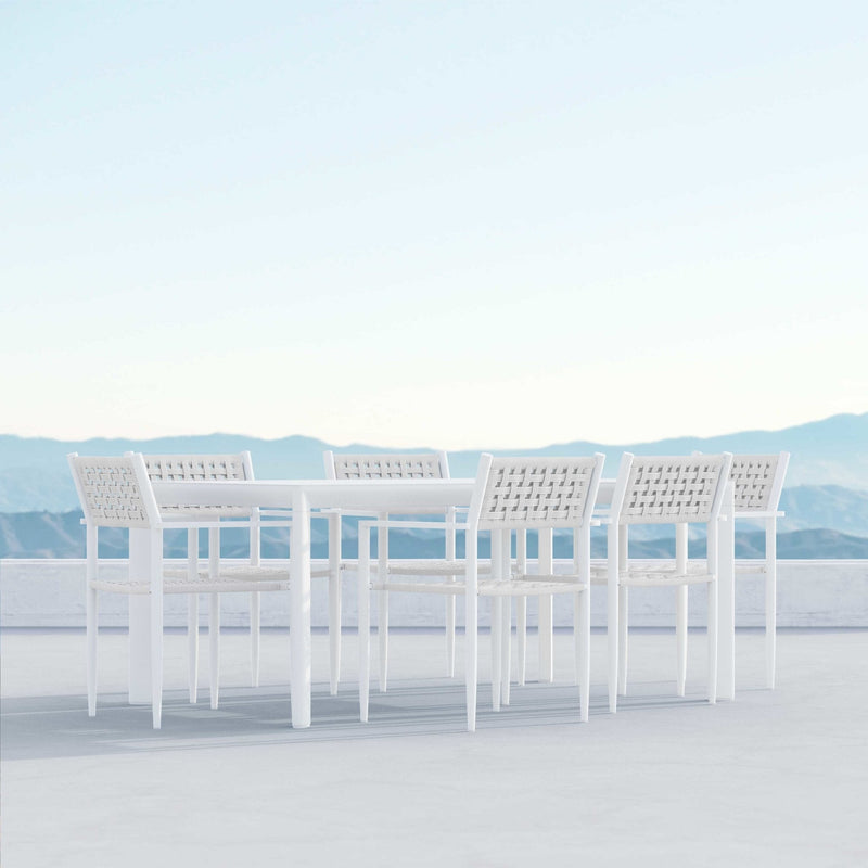 Naples | Dining Chair Set of 2 - White Dining Chairs Azzurro Living