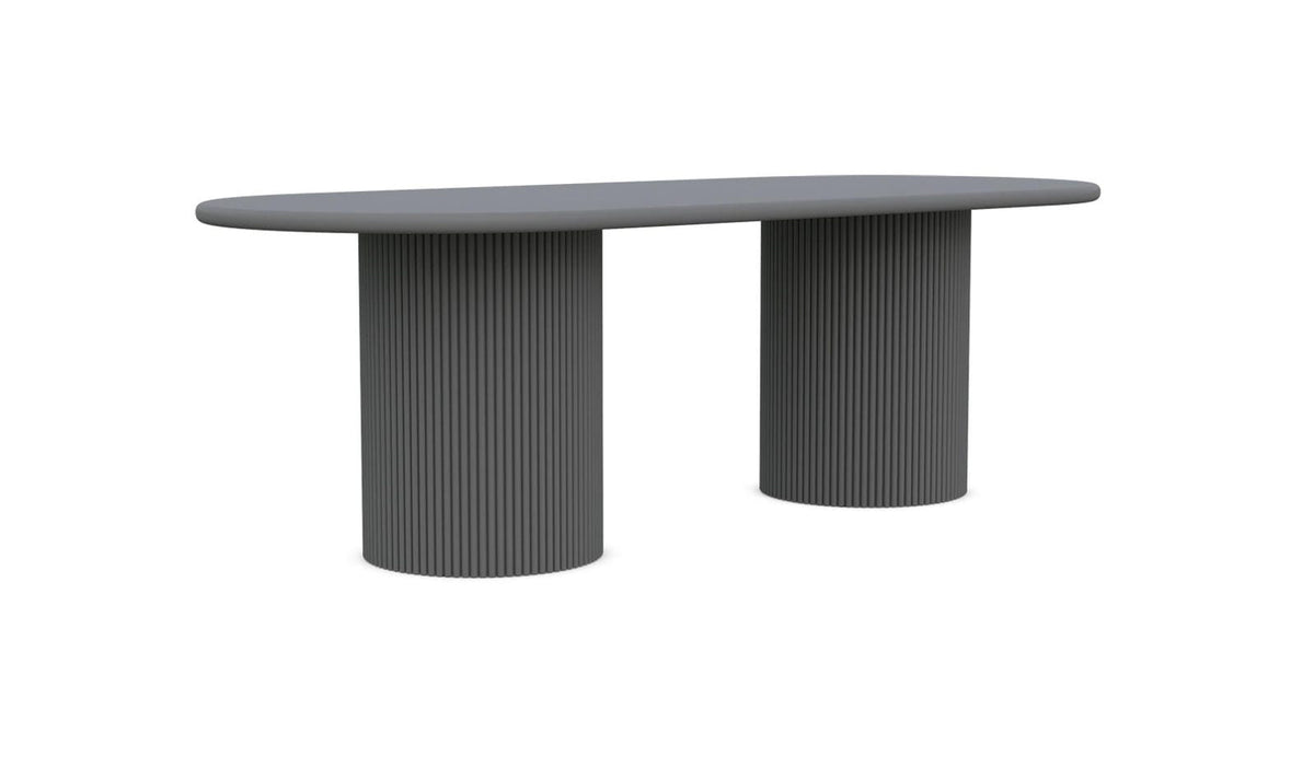 Palma | 96" Dining Table - Charcoal - Azzurro LivingAzzurro Living