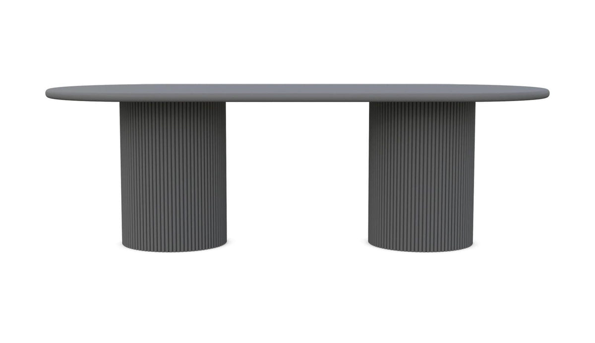 Palma | 96" Dining Table - Charcoal - Azzurro LivingAzzurro Living