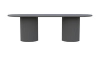 Palma | 96" Dining Table - Charcoal - Azzurro LivingAzzurro Living