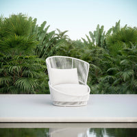 Palma | Club Chair Swivel - White Mist Club Chairs Azzurro Living