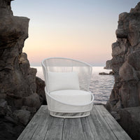 Palma | Club Chair Swivel - White Mist Club Chairs Azzurro Living