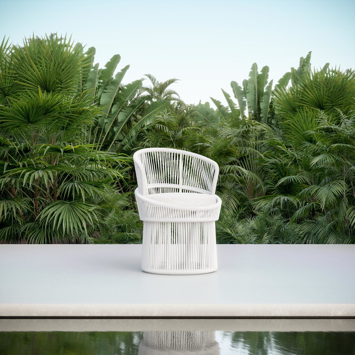 Palma | Dining Chair - Swivel - White Mist Dining Chairs Azzurro Living