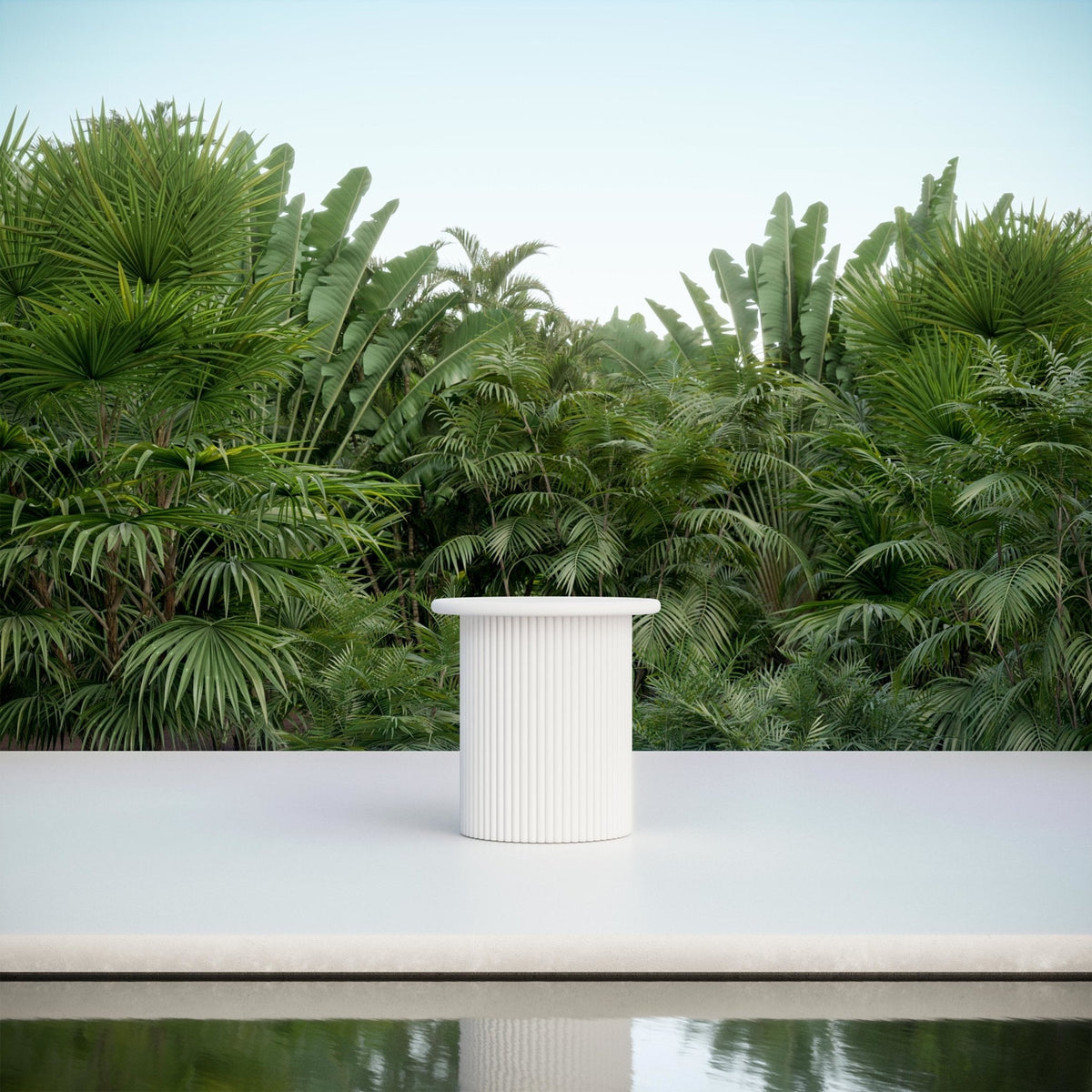 Palma | Side Table - White Side Tables Azzurro Living
