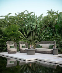 Palma | Swivel Club Chair - Mocha - Azzurro LivingAzzurro Living