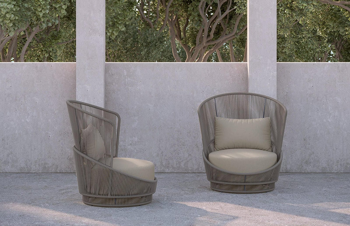 Palma | Swivel Club Chair - Mocha - Azzurro LivingAzzurro Living