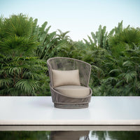 Palma | Swivel Club Chair - Mocha - Azzurro LivingAzzurro Living