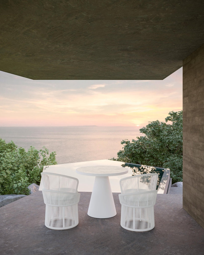 Palma | Swivel Dining Chair - White Mist - Azzurro LivingAzzurro Living