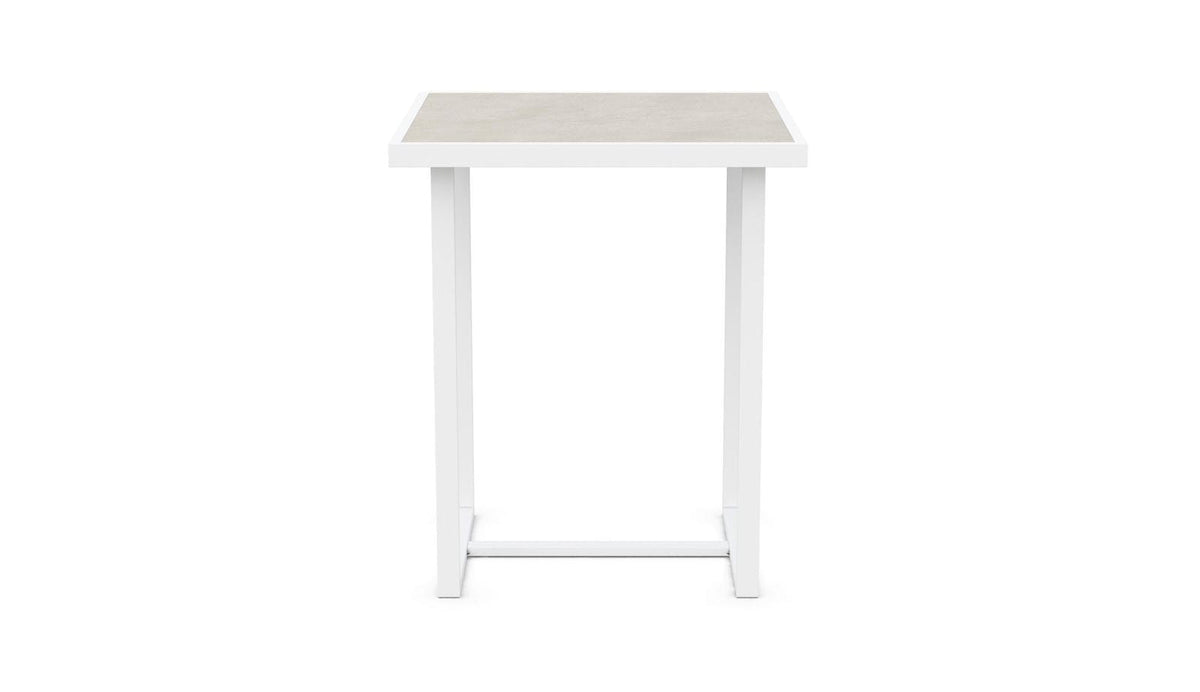 Pavia | 35" Bar Table - White - Dekton Top - Azzurro LivingAzzurro Living