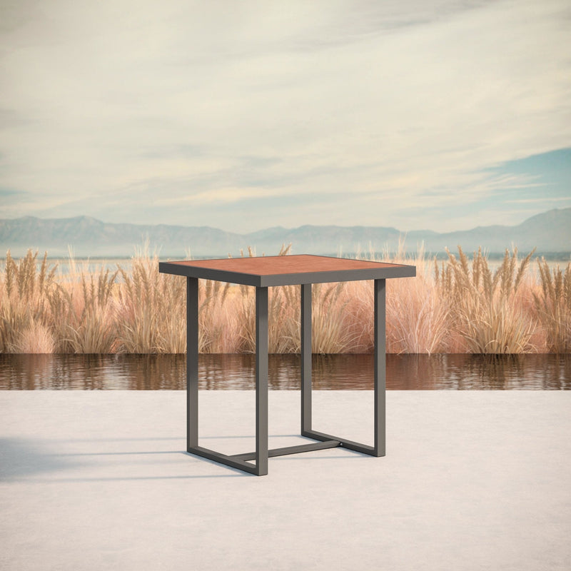 Pavia | 35" Counter Table - Charcoal - Dekton Top Dining Table-Counter Azzurro Living