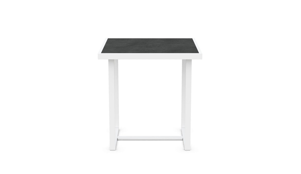 Pavia | 35" Counter Table - White - Dekton Top Dining Table-Counter Azzurro Living