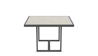 Pavia | 48" Dining Table - Charcoal - Dekton Top Dining Tables Azzurro Living