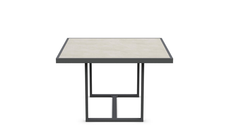 Pavia | 48" Dining Table - Charcoal - Dekton Top Dining Tables Azzurro Living
