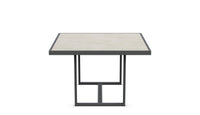 Pavia | 48" Dining Table - Charcoal - Dekton Top Dining Tables Azzurro Living