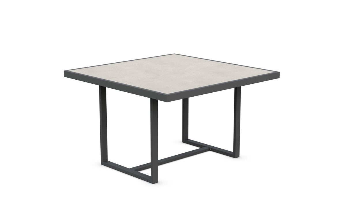 Pavia | 48" Dining Table - Charcoal - Dekton Top Dining Tables Azzurro Living