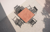 Pavia | 48" Dining Table - Charcoal - Dekton Top Dining Tables Azzurro Living
