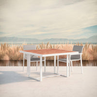 Pavia | 48" Dining Table - White - Dekton Top - Azzurro LivingAzzurro Living