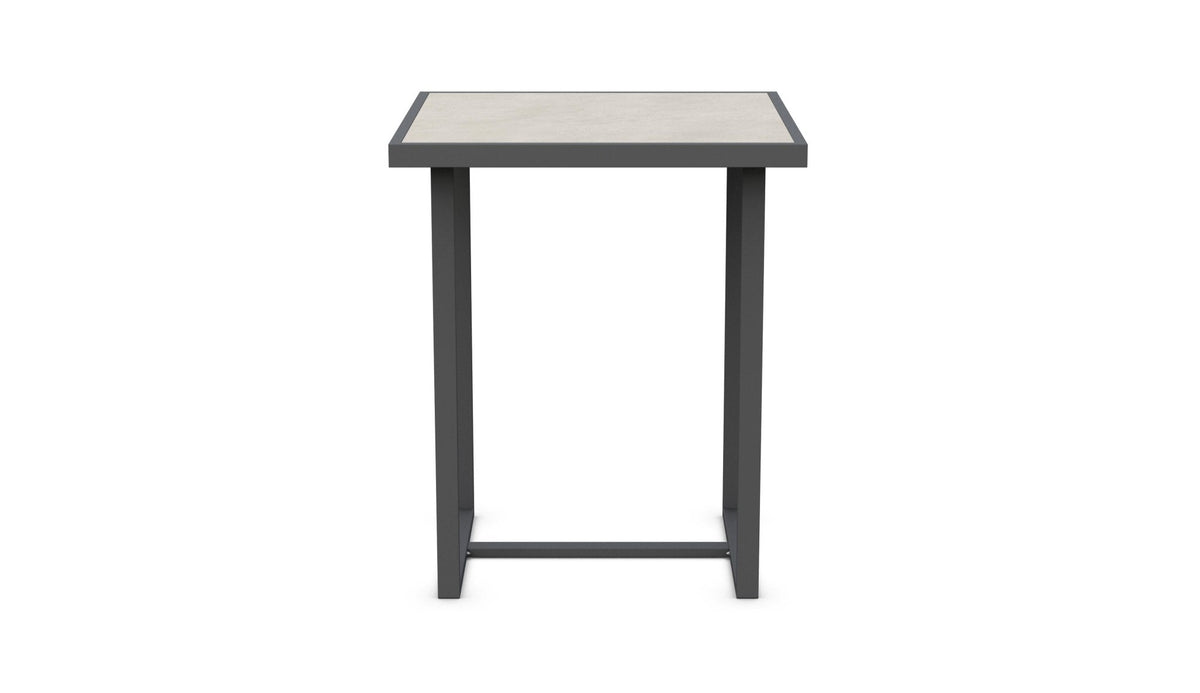 Pavia | 35" Bar Table - Charcoal - Dekton Top Dining Table-Bar Azzurro Living