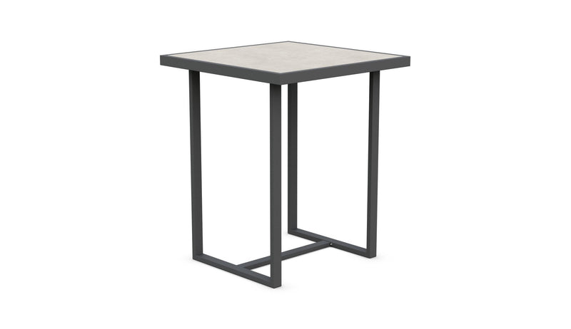Pavia | 35" Bar Table - Charcoal - Dekton Top Dining Table-Bar Azzurro Living