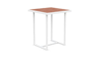 Pavia | 35" Bar Table - White - Dekton Top Dining Table-Bar Azzurro Living