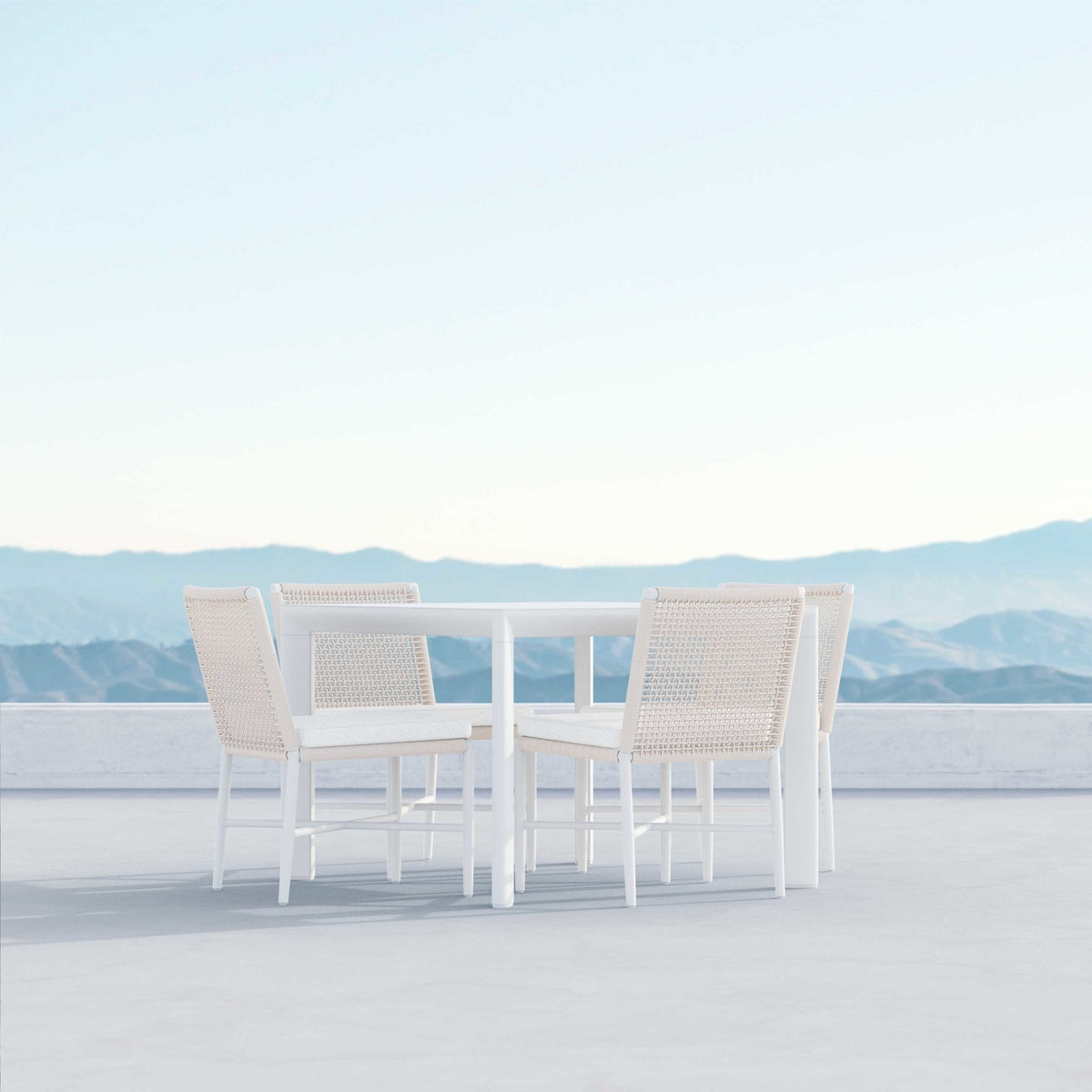 Porto | 43" Dining Table - White Dining Tables Azzurro Living