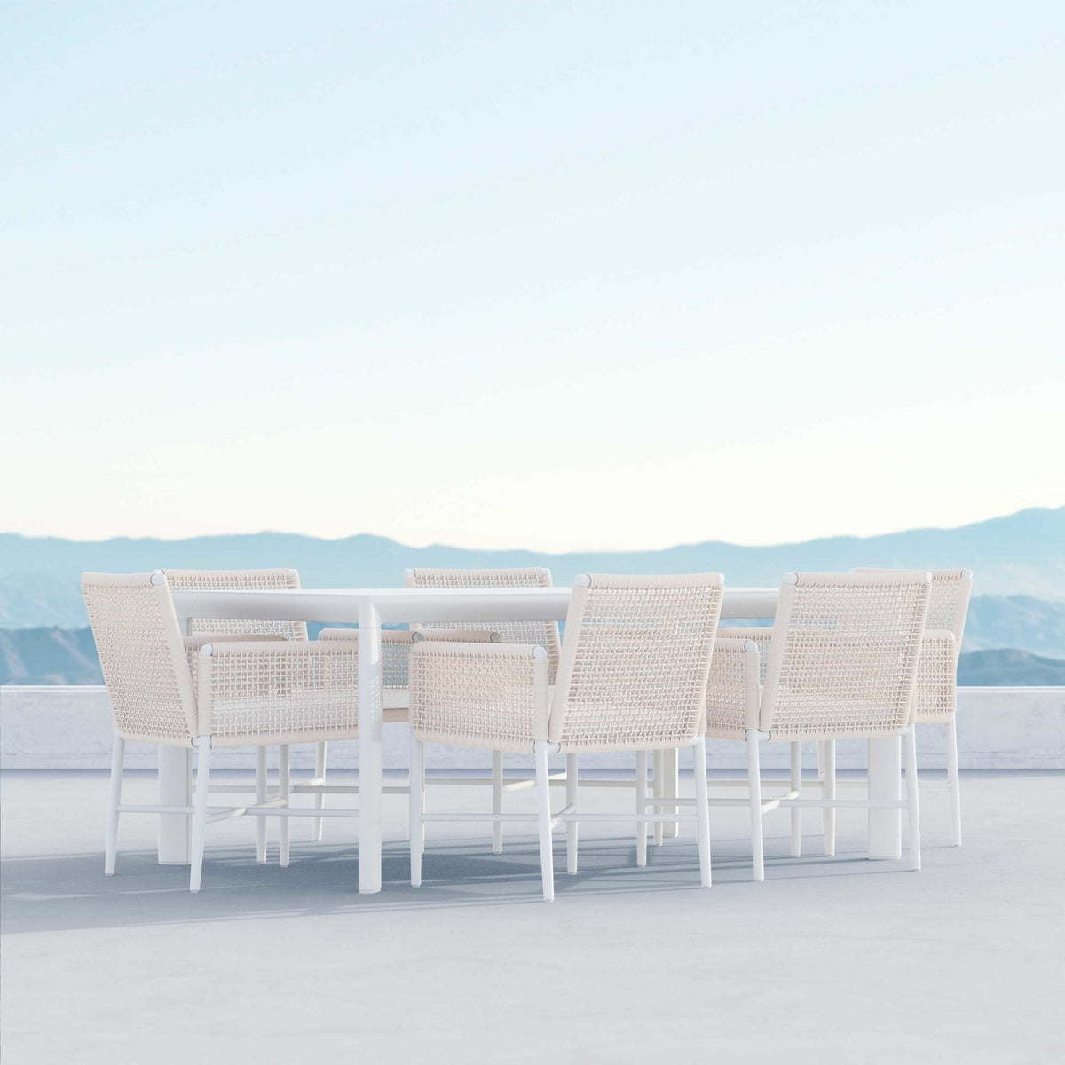 Porto | 72" Dining Table - White Dining Tables Azzurro Living