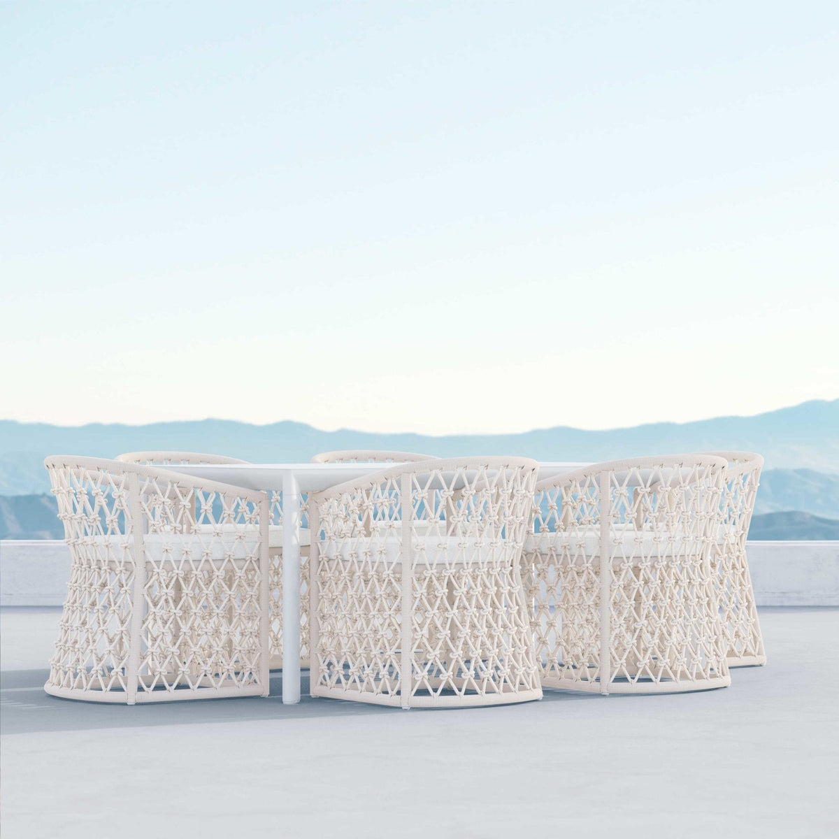 Porto | 72" Dining Table - White Dining Tables Azzurro Living