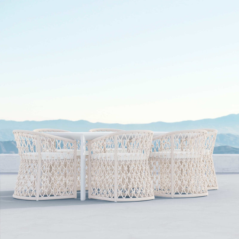 Porto | 72" Dining Table - White Dining Tables Azzurro Living