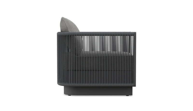 Porto | Club Chair Swivel - Charcoal Club Chairs - Swivel Azzurro Living