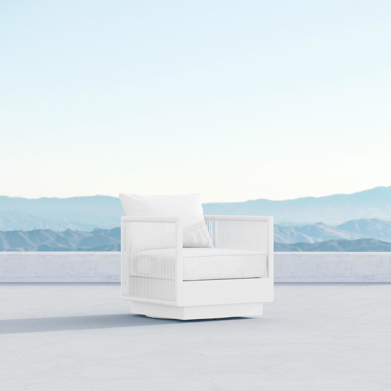 Porto | Club Chair Swivel White Club Chairs Azzurro Living