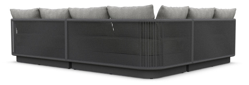 Porto Sectional - Charcoal - Build Your Own Sectionals Azzurro Living