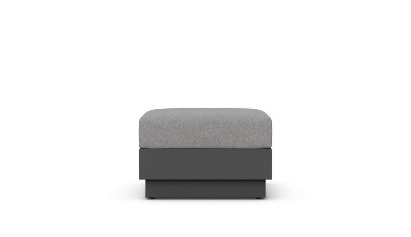 Porto | Ottoman Charcoal Ottoman Azzurro Living