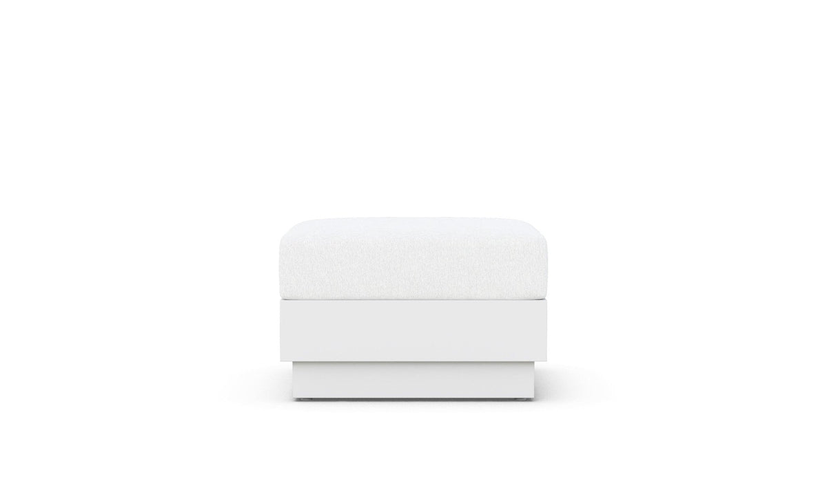 Porto | Ottoman White Ottoman Azzurro Living