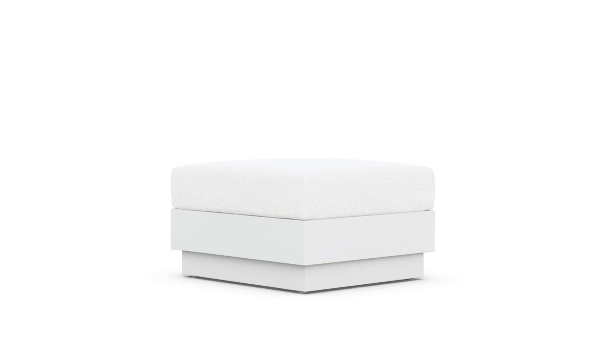 Porto | Ottoman White Ottoman Azzurro Living