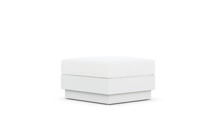 Porto | Ottoman White Ottoman Azzurro Living