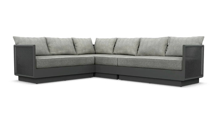Porto Sectional - Charcoal - Build Your Own Sectionals Azzurro Living