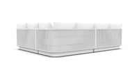 Porto Sectional Sofa Right Arm - White Sofa / Sectional Azzurro Living
