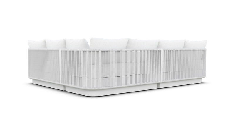 Porto Sectional Sofa Right Arm - White Sofa / Sectional Azzurro Living