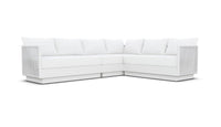 Porto Sectional Sofa Right Arm - White Sofa / Sectional Azzurro Living