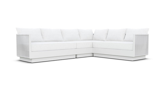 Porto Sectional Sofa Right Arm - White Sofa / Sectional Azzurro Living