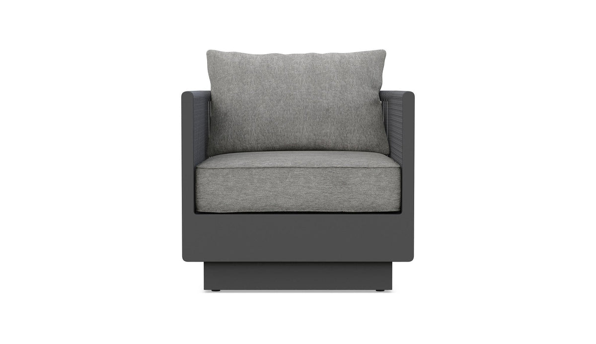 Porto | Swivel Club Chair - Charcoal - Azzurro LivingAzzurro Living