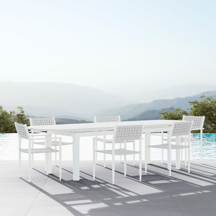 Seville | Extendable Dining Table - Glacier Dining Tables Azzurro Living
