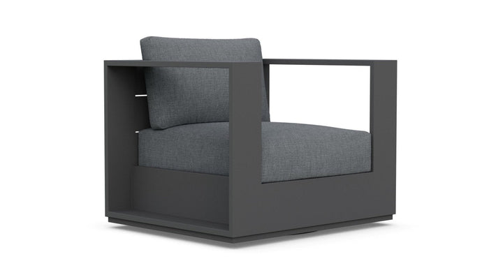 Sydney | Club Chair Swivel - Charcoal Club Chairs Azzurro Living