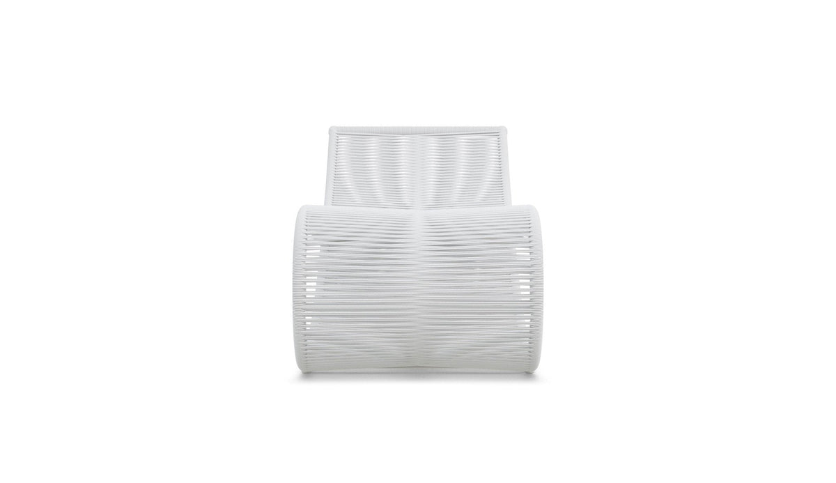 Wave Chaise Lounge White Mist - Azzurro LivingAzzurro Living