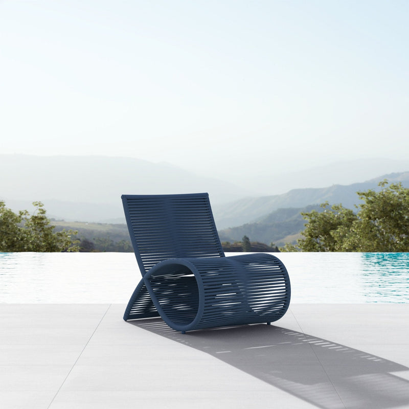 Wave Club Chair Midnight Blue x2 Club Chairs Azzurro Living