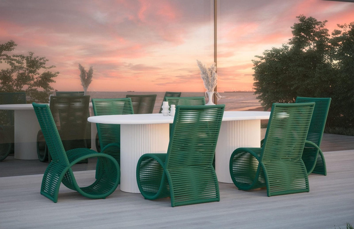 Wave | Dining Chair x2 - Hunter Dining Chairs Azzurro Living